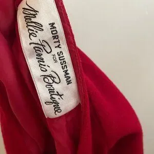 Other | Vintage Red Wool Wrap Morty Sussman For Mollie
